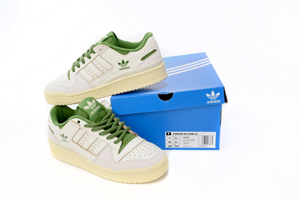 44USD FZ6296 adidas Forum 84 Low Little Green