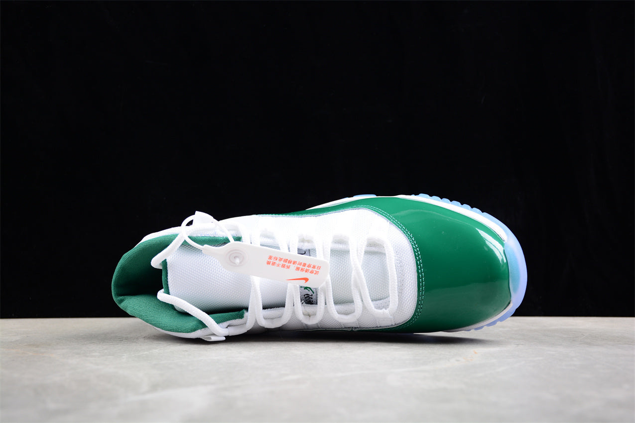 Air Jordan 11 Retro "White And Green" AJ11 CT8012-113