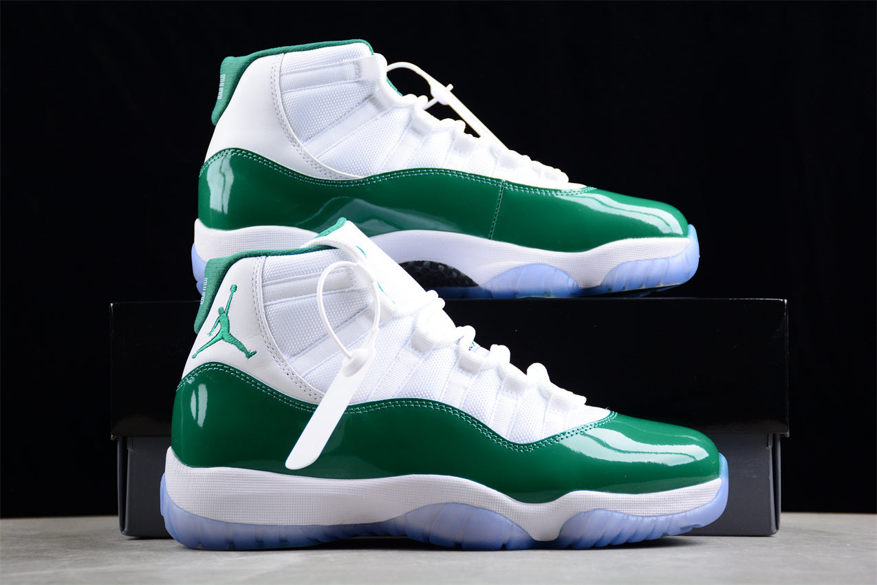 Air Jordan 11 Retro "White And Green" AJ11 CT8012-113