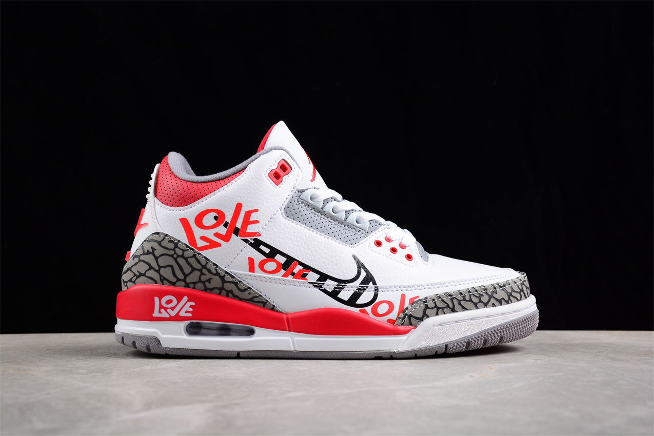 Air Jordan 3 Retro "Fire Red" AJ3 DN3707-160