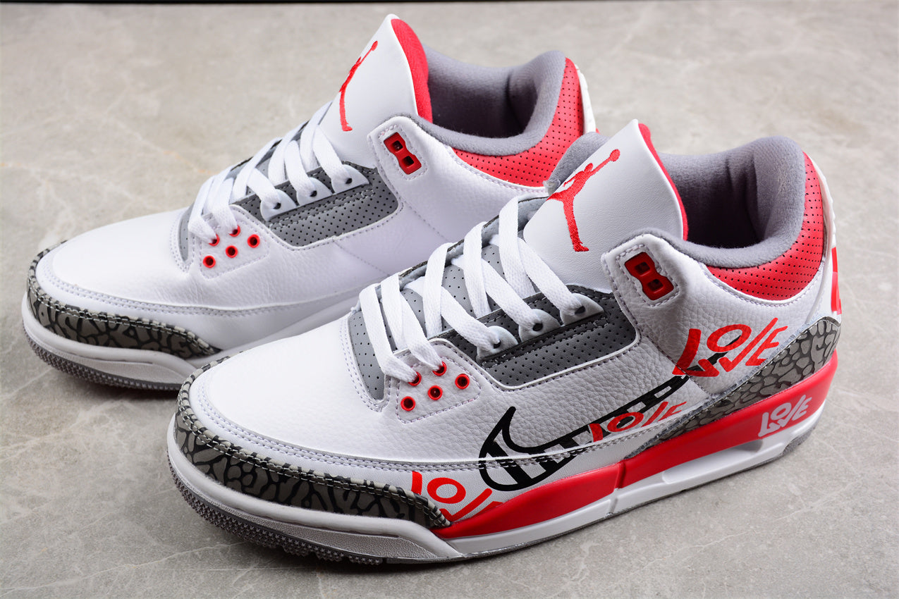 Air Jordan 3 Retro "Fire Red" AJ3 DN3707-160