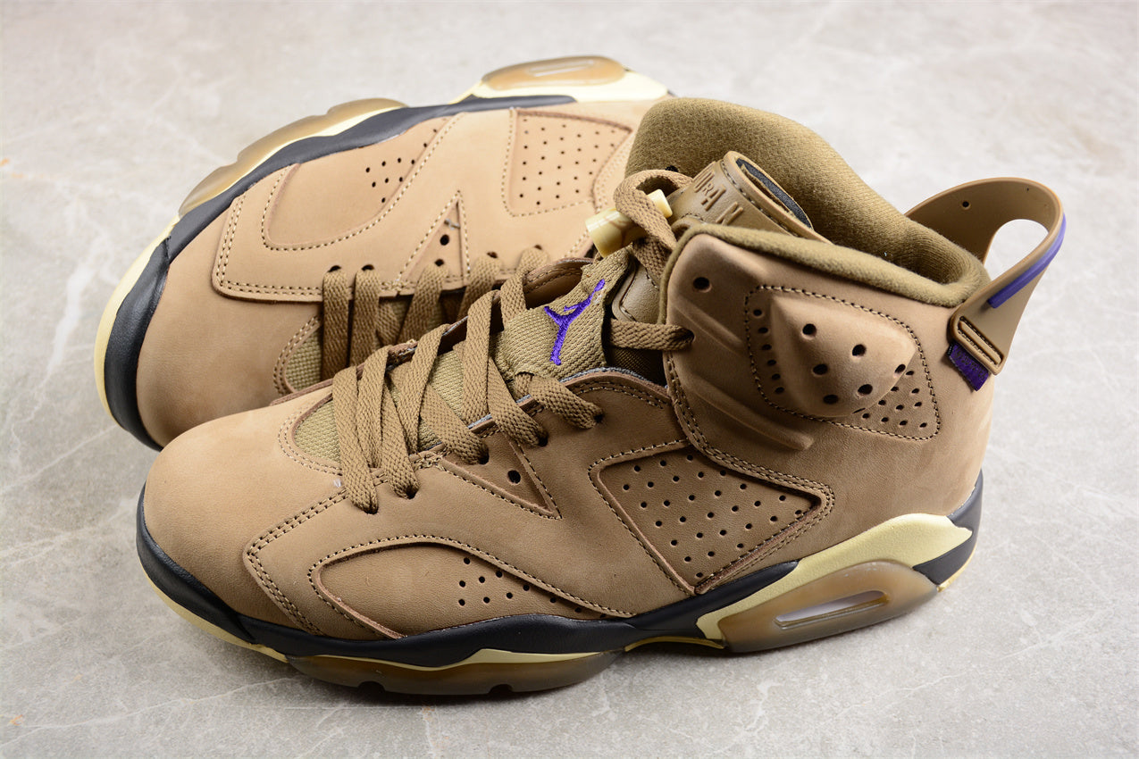 Air Jordan 6 Gore-Tex "Brown Kelp" AJ6 FD1643-300