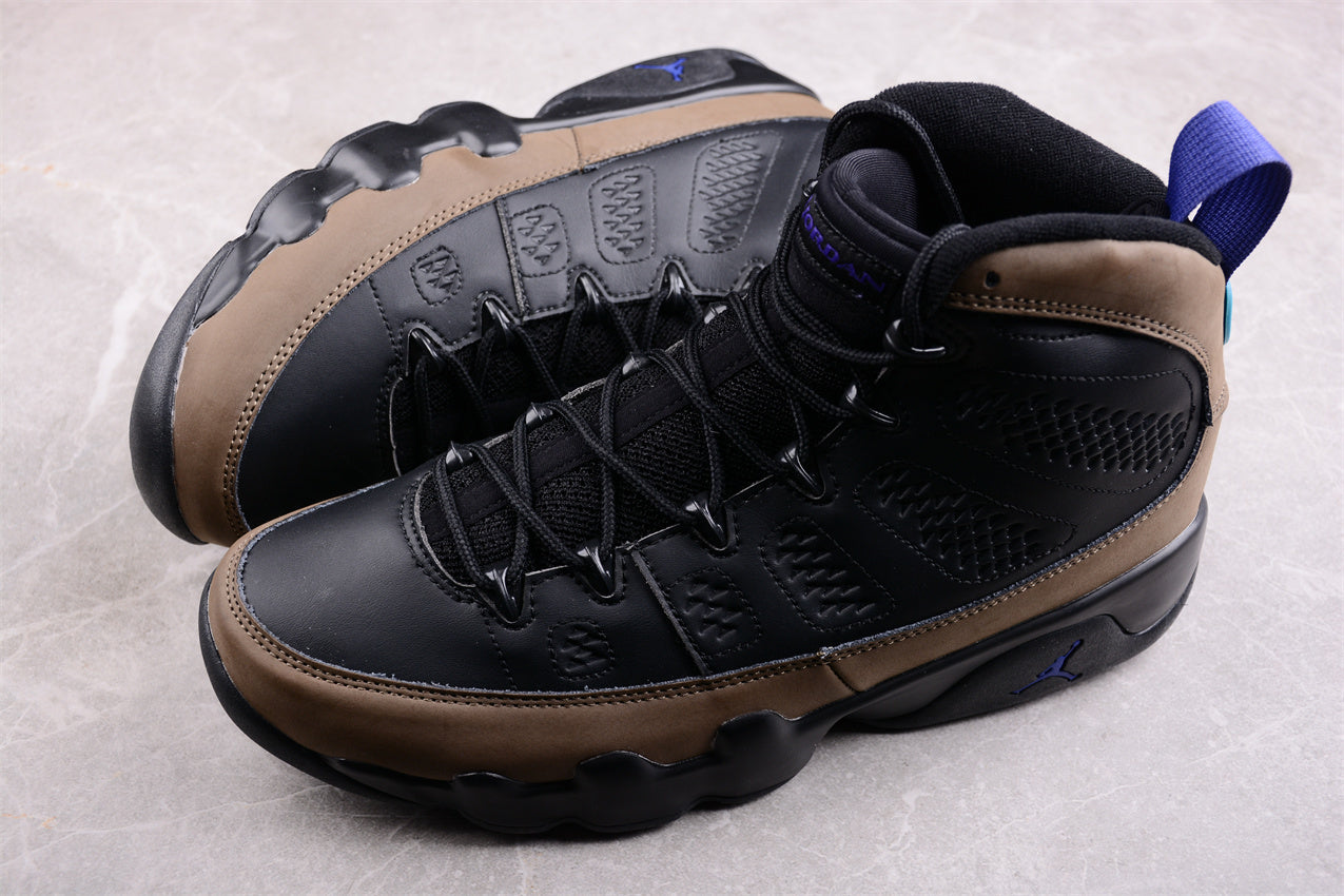 Air Jordan 9 “Olive Concord” Black Brown CT8019-034