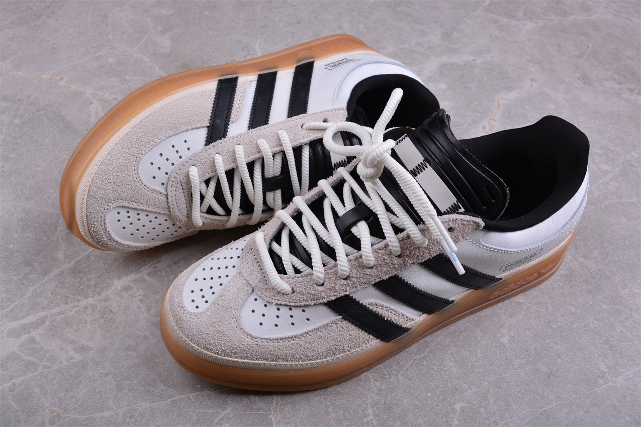 Bad Bunny x adidas Gazelle Indoor — Black and White