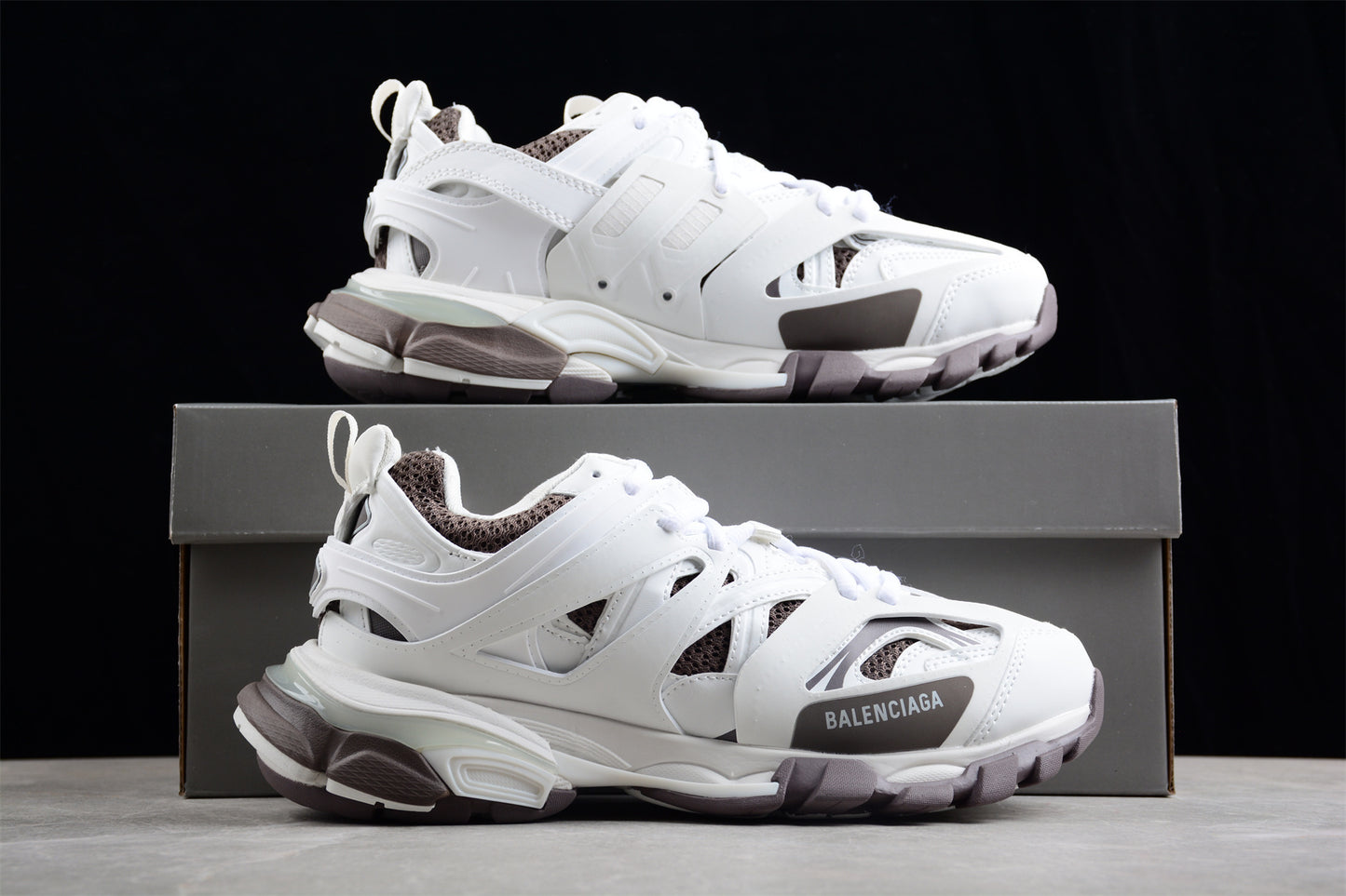 Balenciaga Sneaker Tess s.Gomma Res BI ALV/TIS EFF NUBUK/TIS E W3AC11897