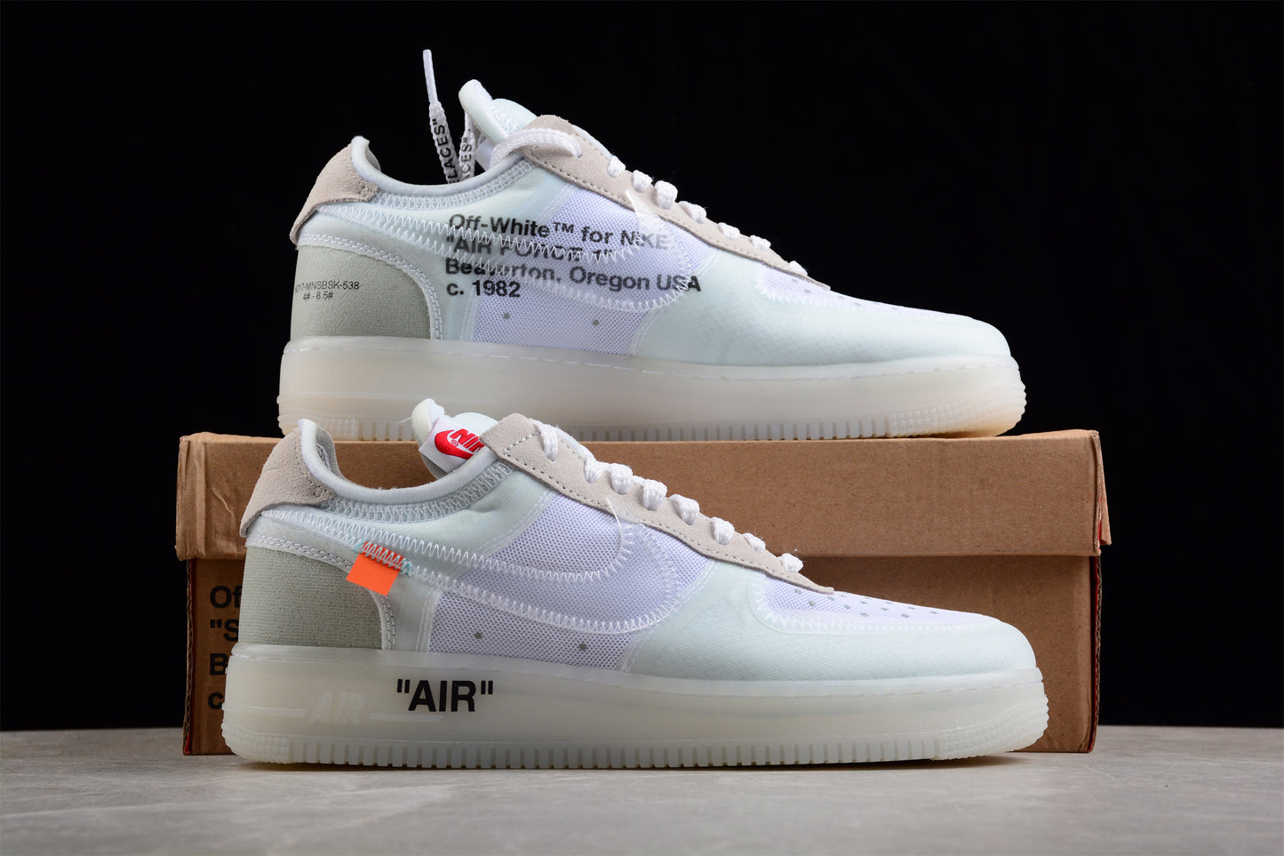 Off-white X NK Air Force 1 Part 2 Virgil The Ten OW AO4606-100