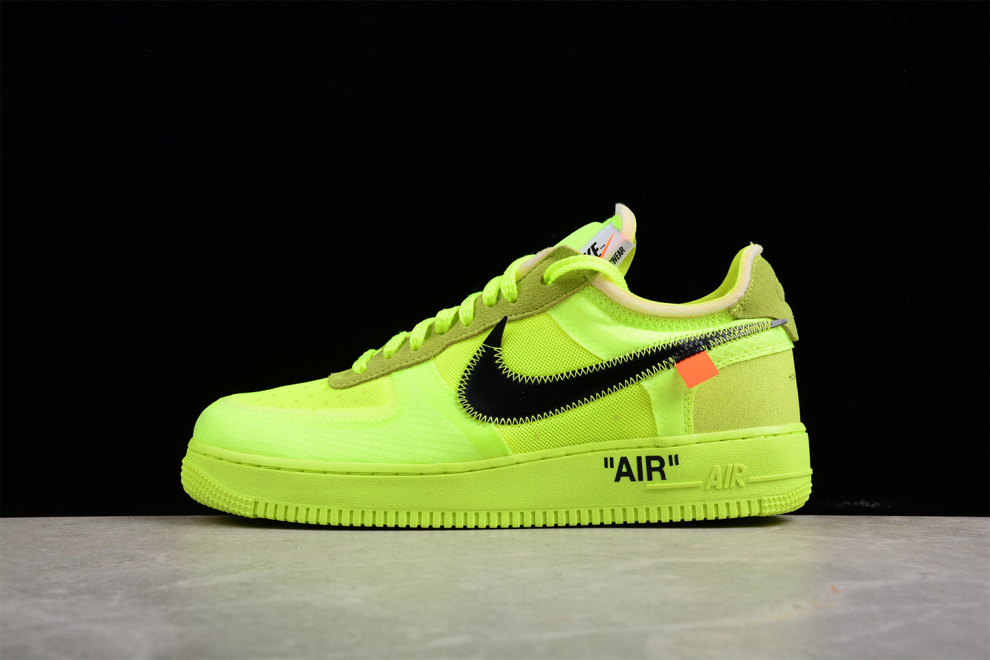 Off-white X NK Air Force 1 Part 2 Volt The Ten OW AO4606-700
