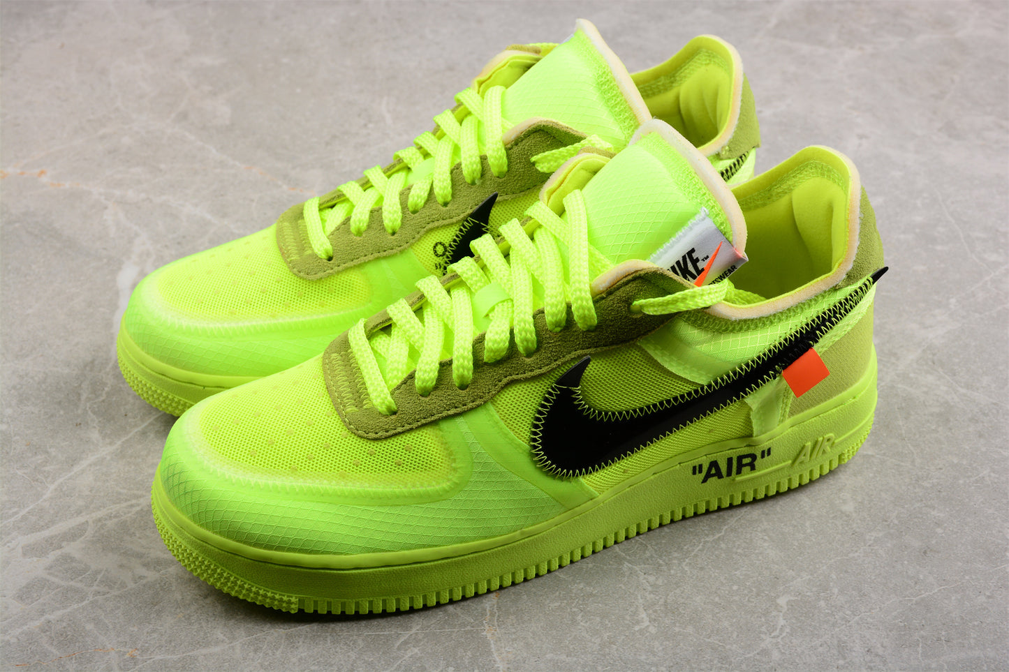 Off-white X NK Air Force 1 Part 2 Volt The Ten OW AO4606-700