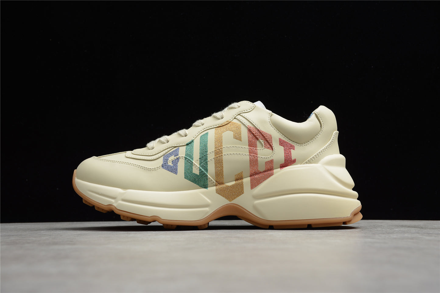 R55 Gu*cci Rhyton Vintage Trainer Sneaker 5D 528892-DRW00-9522