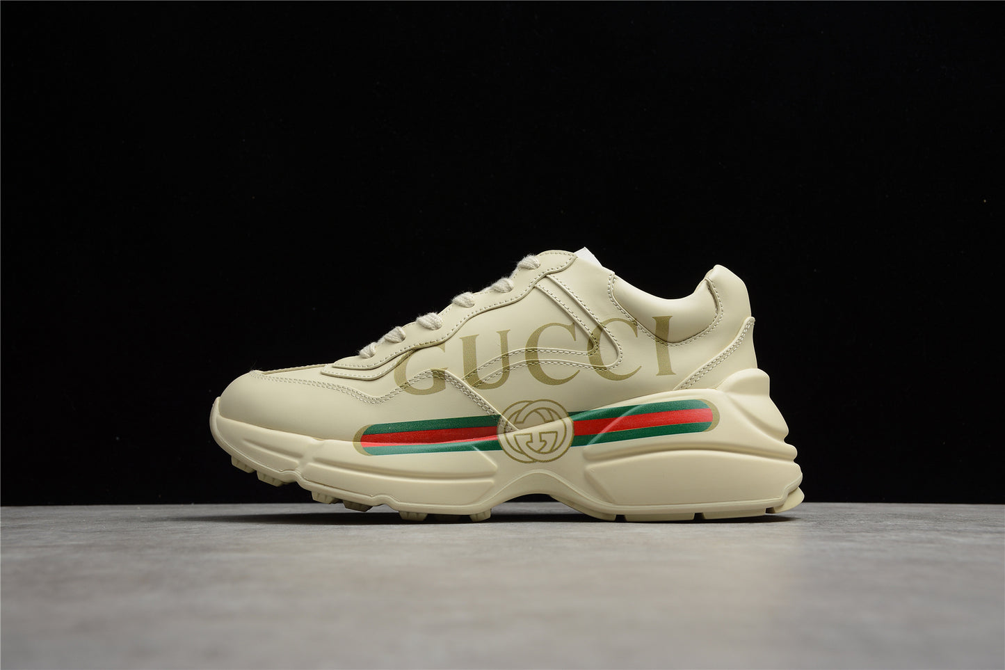 R55 Gu*cci Rhyton Vintage Trainer Sneaker 5D 528892-DRW00-9522