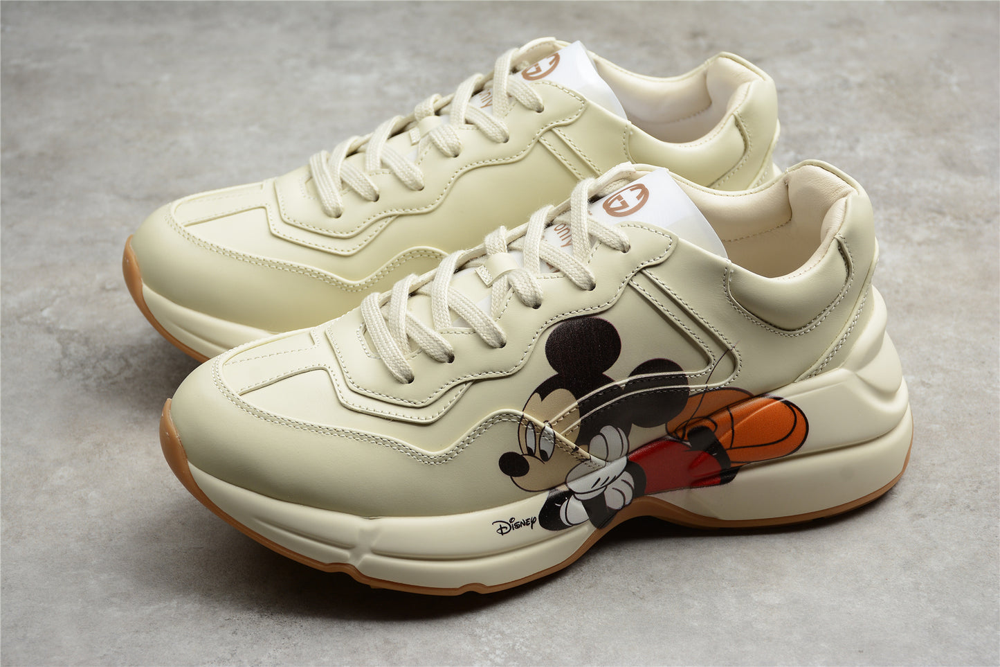 R55 Gu*cci Rhyton Vintage Trainer Sneaker 5D 528892-DRW00-9522
