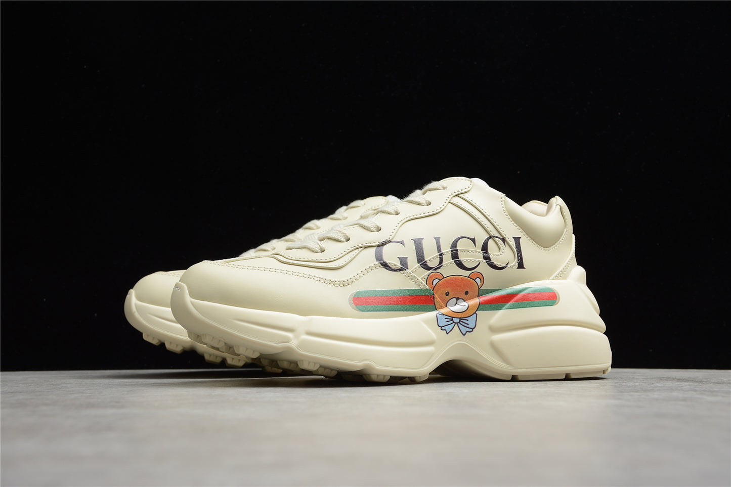 R55 Gu*cci Rhyton Vintage Trainer Sneaker 5D 528892-DRW00-9522