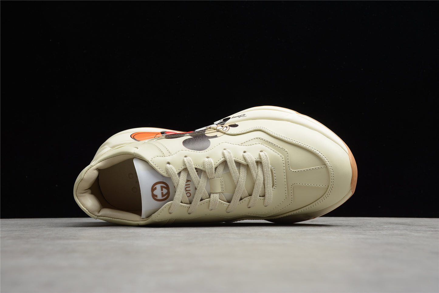 R55 Gu*cci Rhyton Vintage Trainer Sneaker 5D 528892-DRW00-9522
