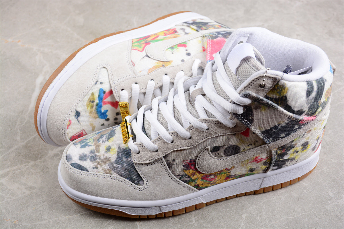 Supreme x NK Dunk SB High Rammellzee FD8779-10016
