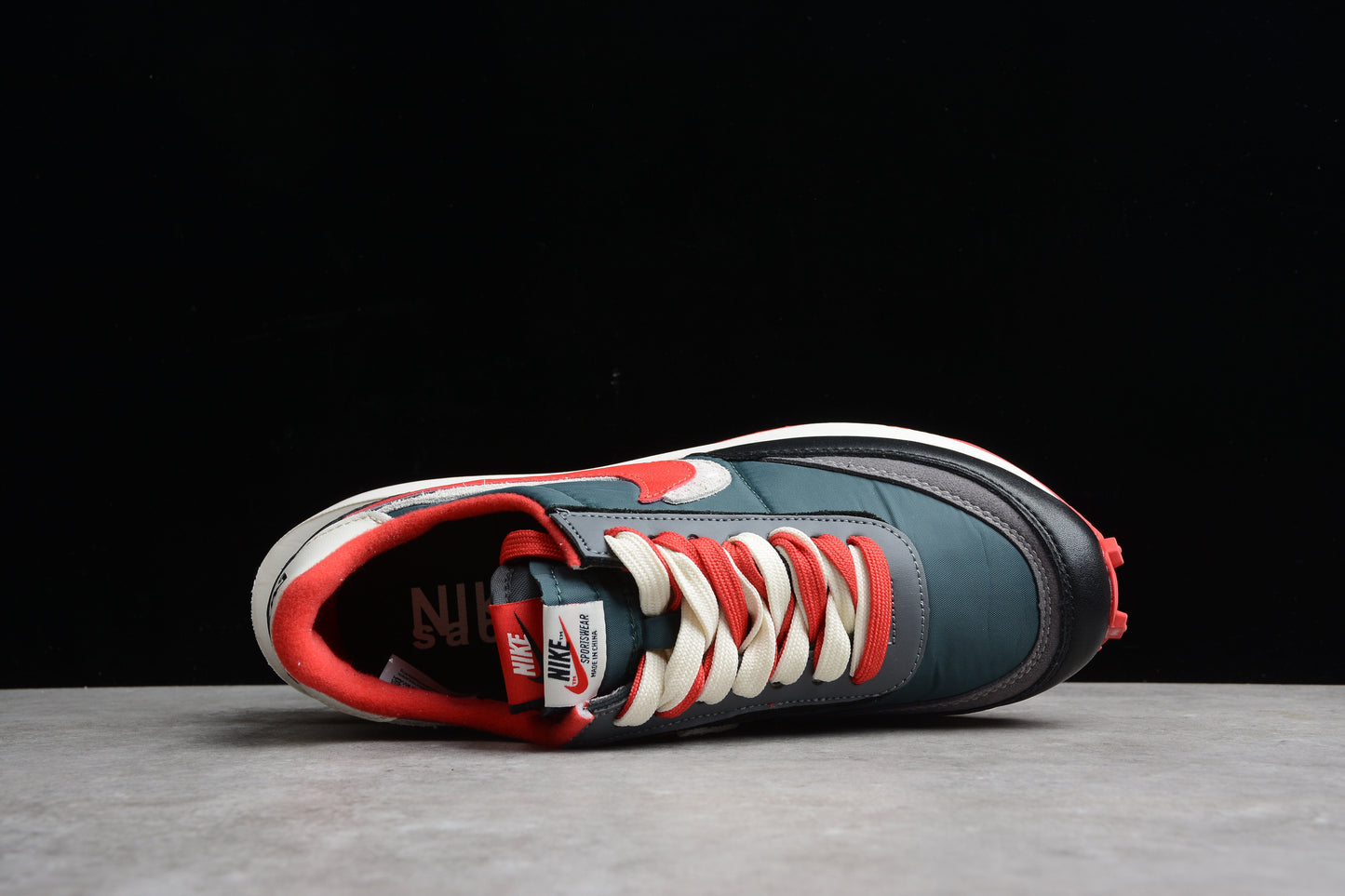 Undercover x Sacai x NK LDWaffle " Midnight Spruce University Red "DJ4877-300