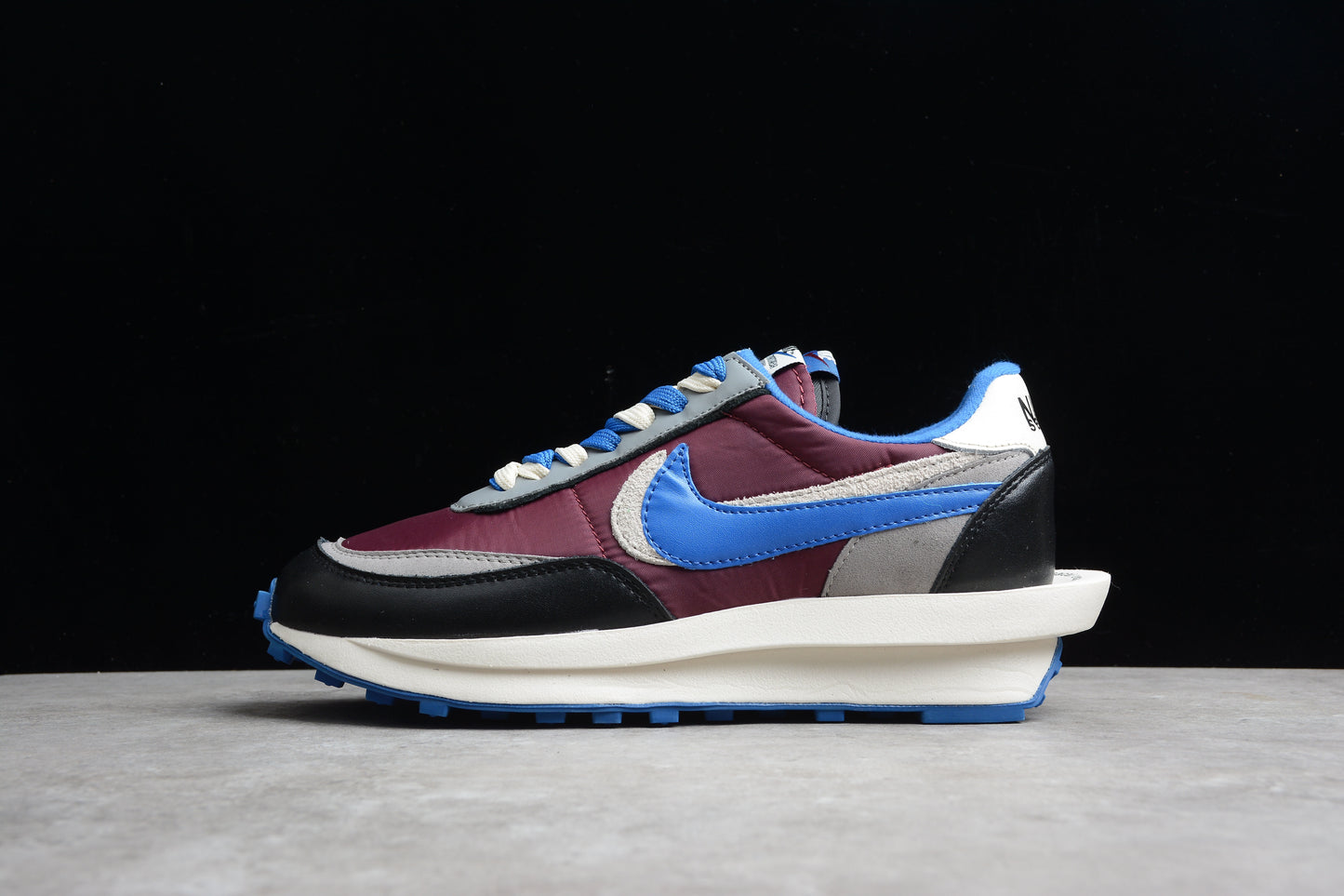 R30 Undercover x Sacai x NK LDWaffle " Night Maroon Team Royal " DJ4877-600