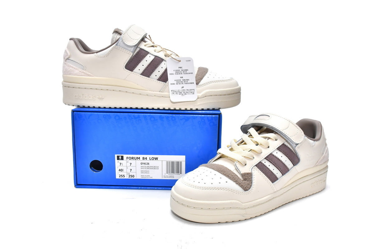 44USD GY4126 adidas Forum 84 Low Fleece White Brown