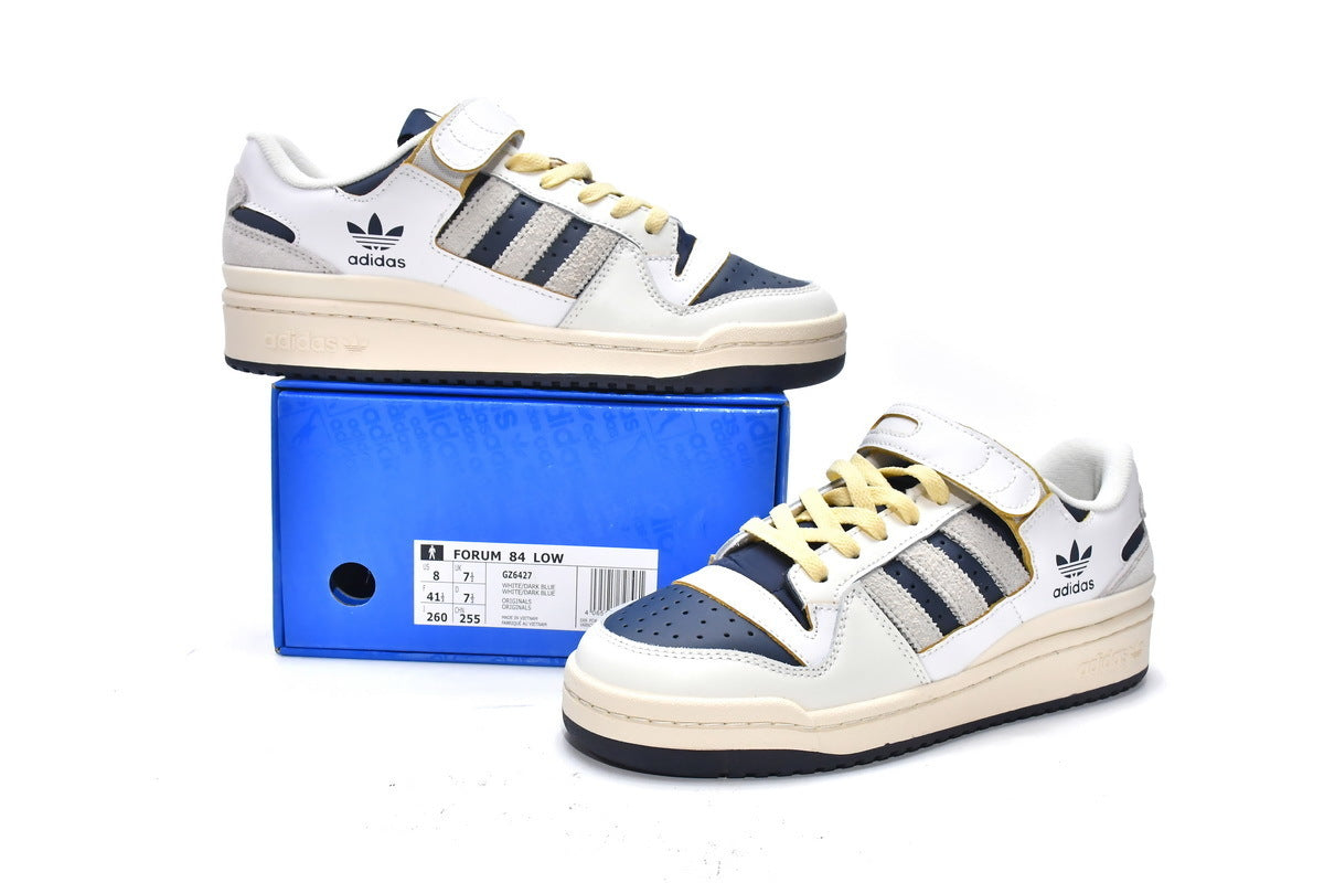 44USD GZ6427 adidas  Forum 84 Low Blue White