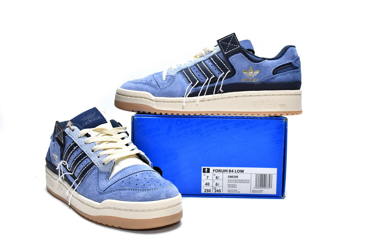 GW0298 adidas  Forum Plus 84 Low Blue Gum