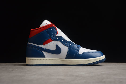 Air Jordan 1 Mid "French Blue" AJ1  BQ6472-146