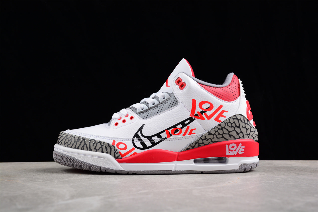 Air Jordan 3 Retro "Fire Red" AJ3  DN3707-160