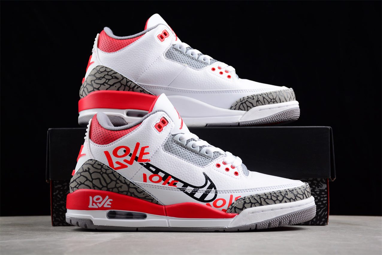 Air Jordan 3 Retro "Fire Red" AJ3  DN3707-160