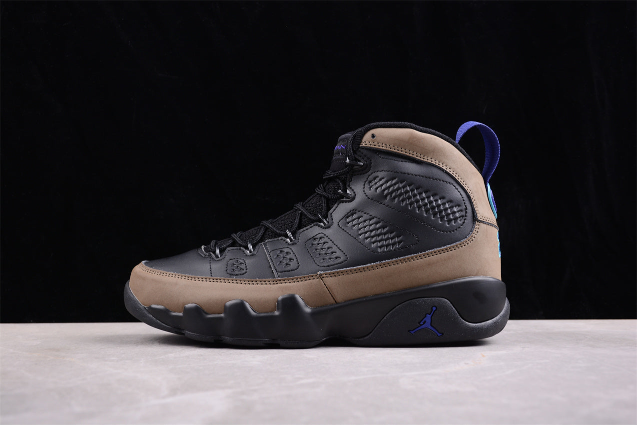 Air Jordan 9 “Olive Concord” Black Brown CT8019-034