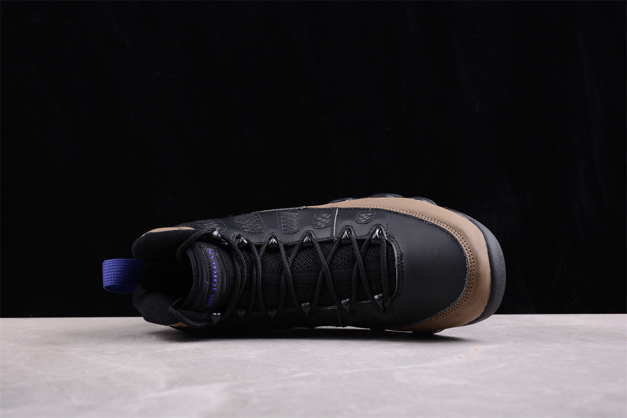Air Jordan 9 “Olive Concord” Black Brown CT8019-034