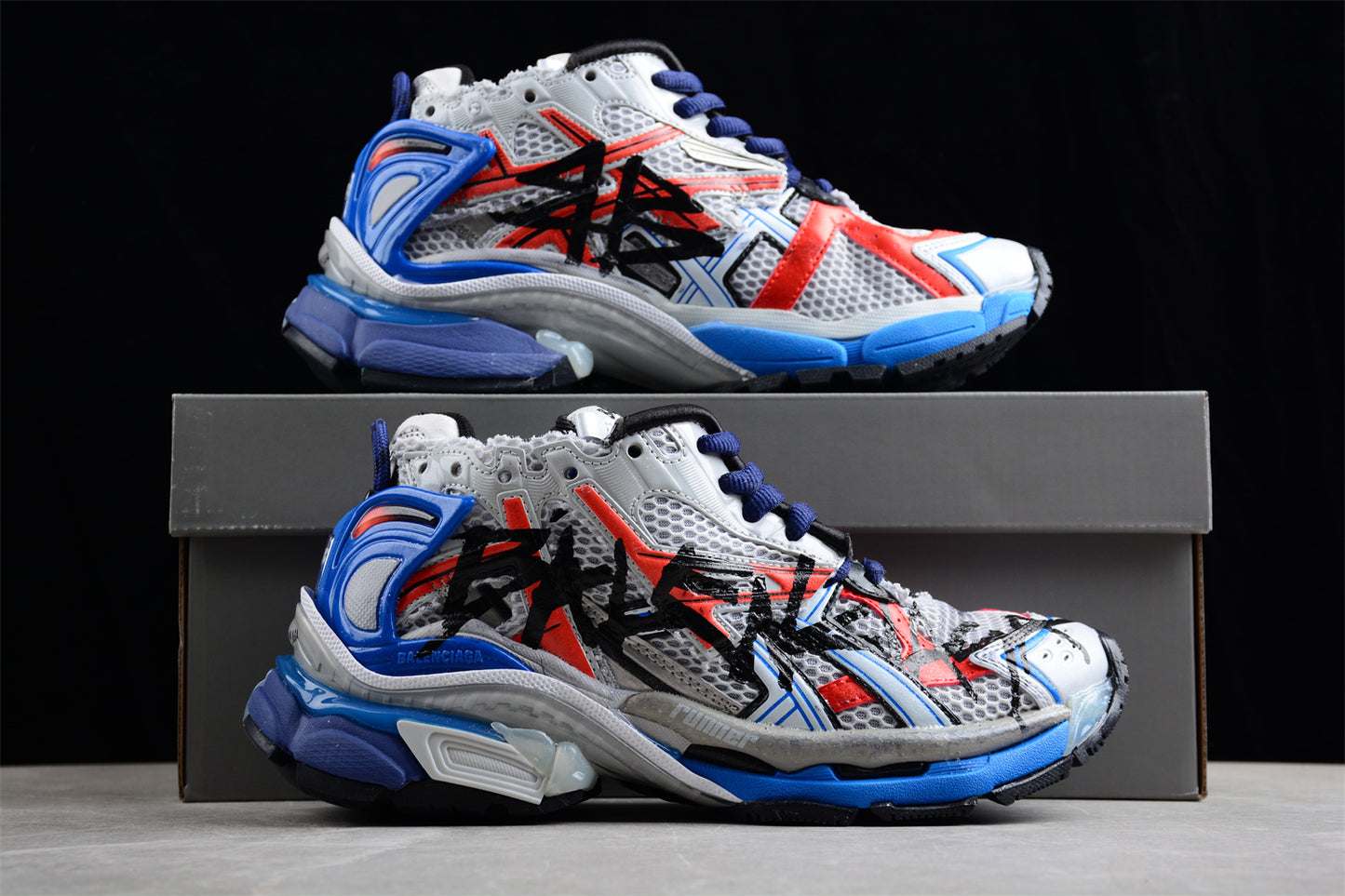 Balenciaga Runner Kith Four.Color 7.0 21ss W3RB61264