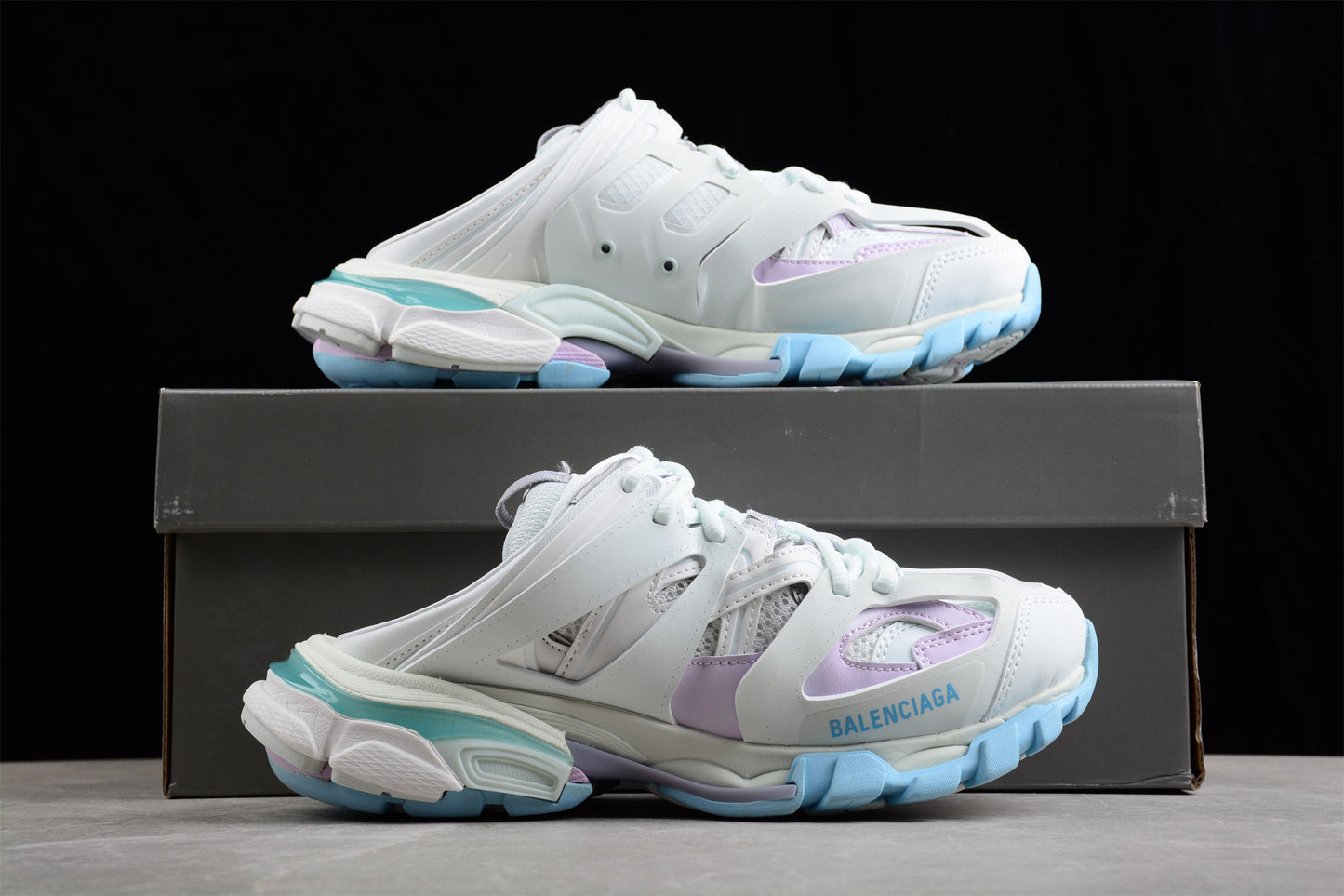 Balenciaga Sneaker Tess s.Gomma MAILLE WHITE/ORANGE 2021ss  W3DA79045
