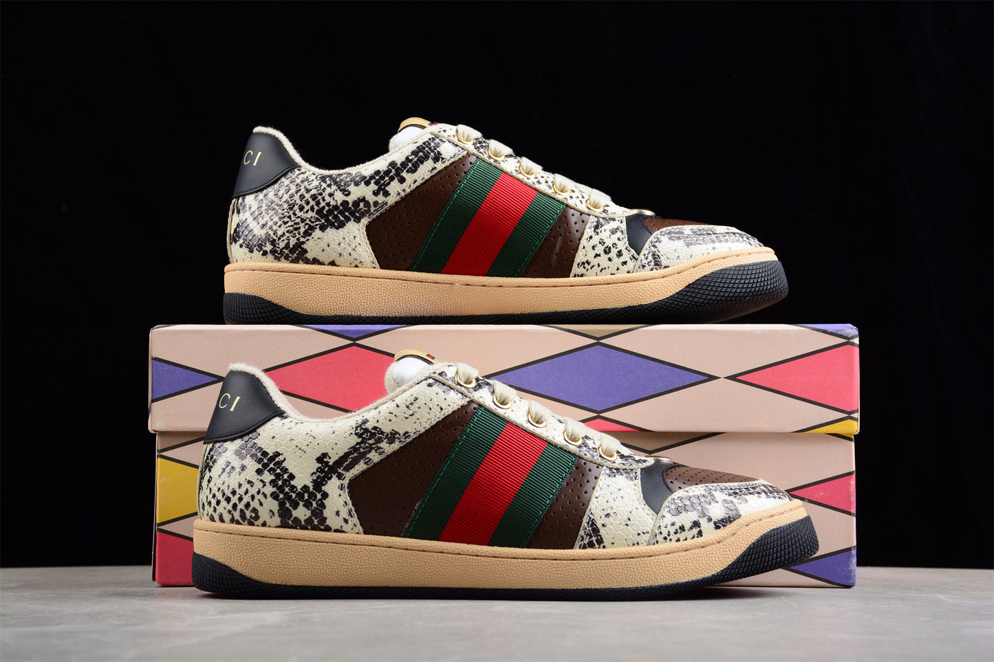 GUCCI Ace Embroidered Low-Top