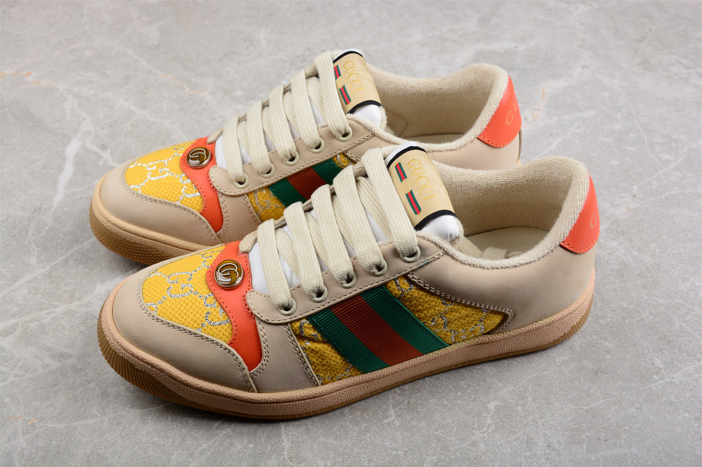Gucci Distressed Screener Sneaker