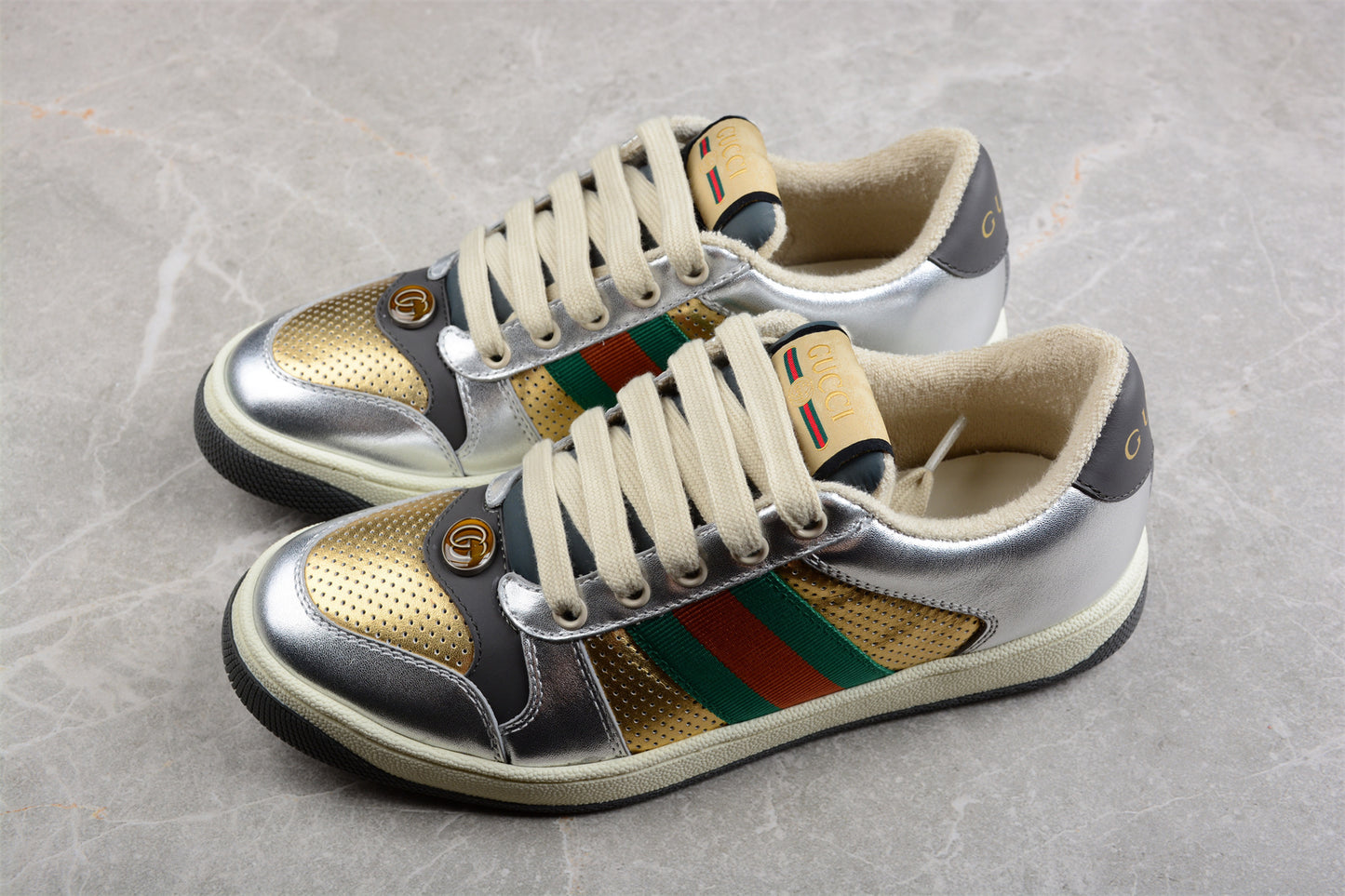 Gucci Distressed Screener Sneaker