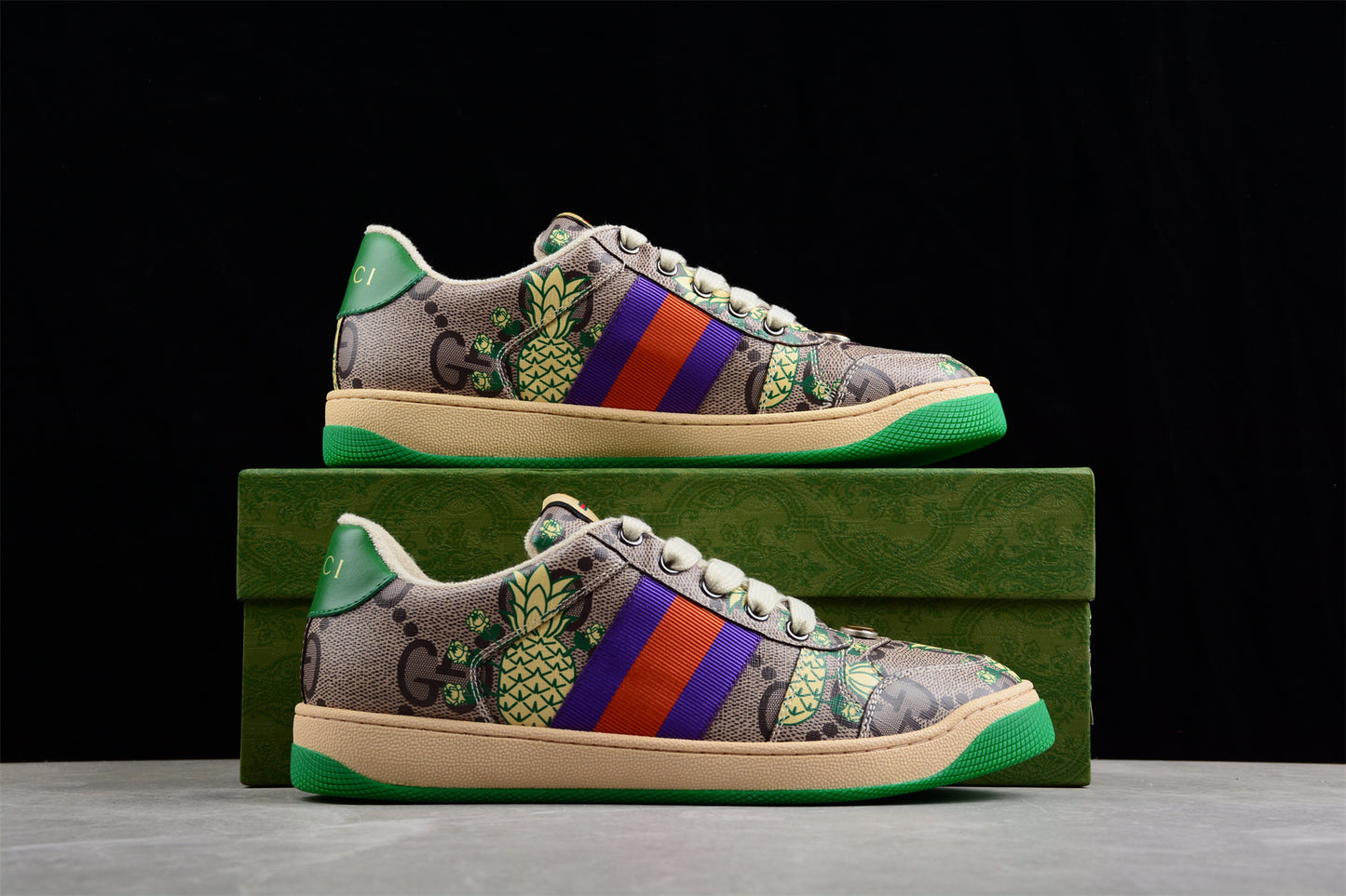 Gucci Distressed Screener Sneaker