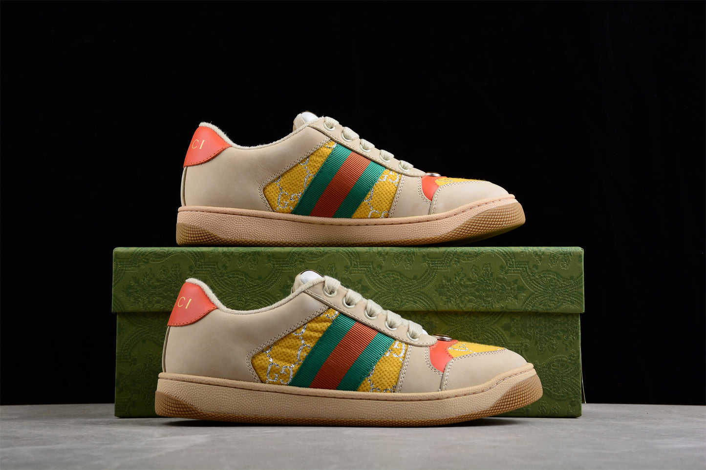 Gucci Distressed Screener Sneaker