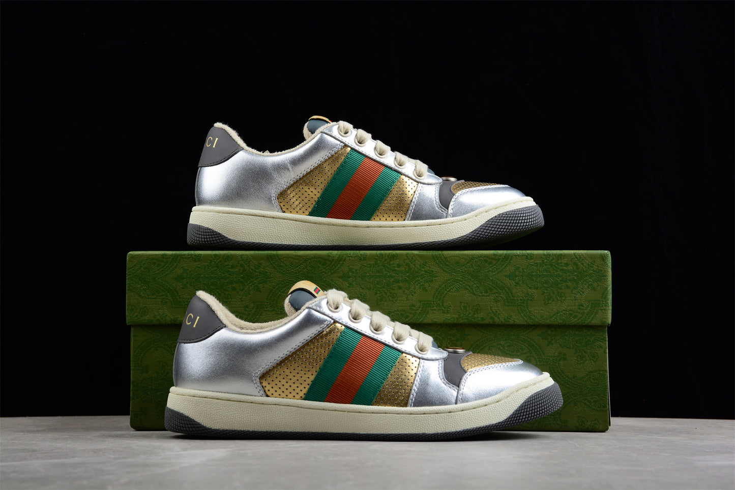 Gucci Distressed Screener Sneaker