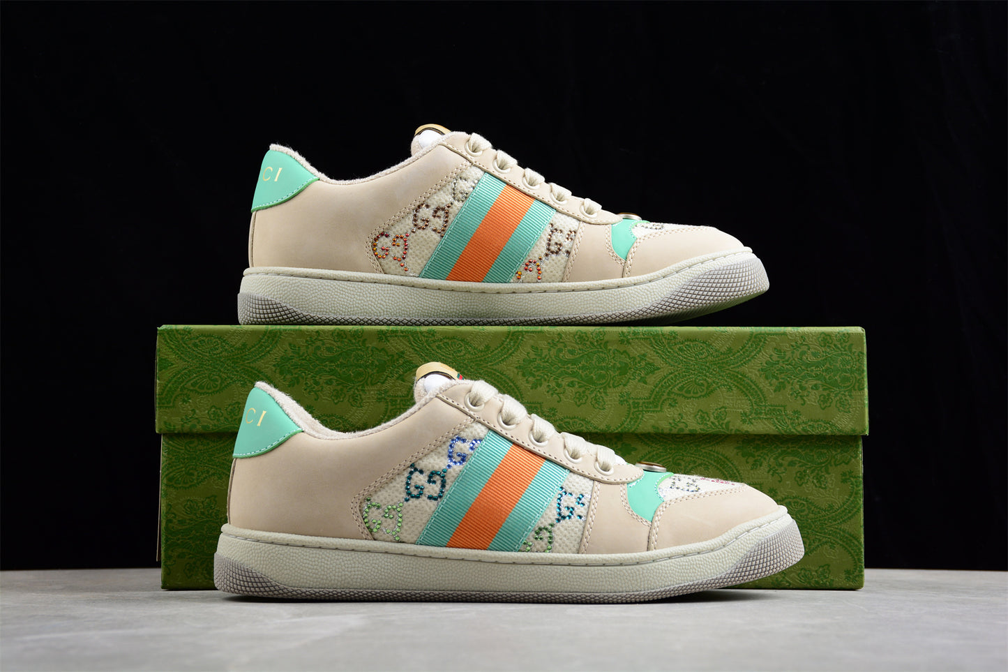 Gucci Distressed Screener sneaker