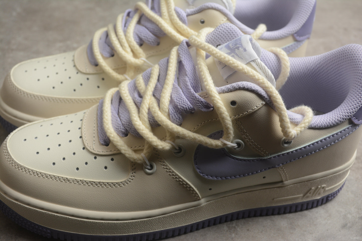Nk Air Force 1'07 Low Milk White/Blue" BD7701-022