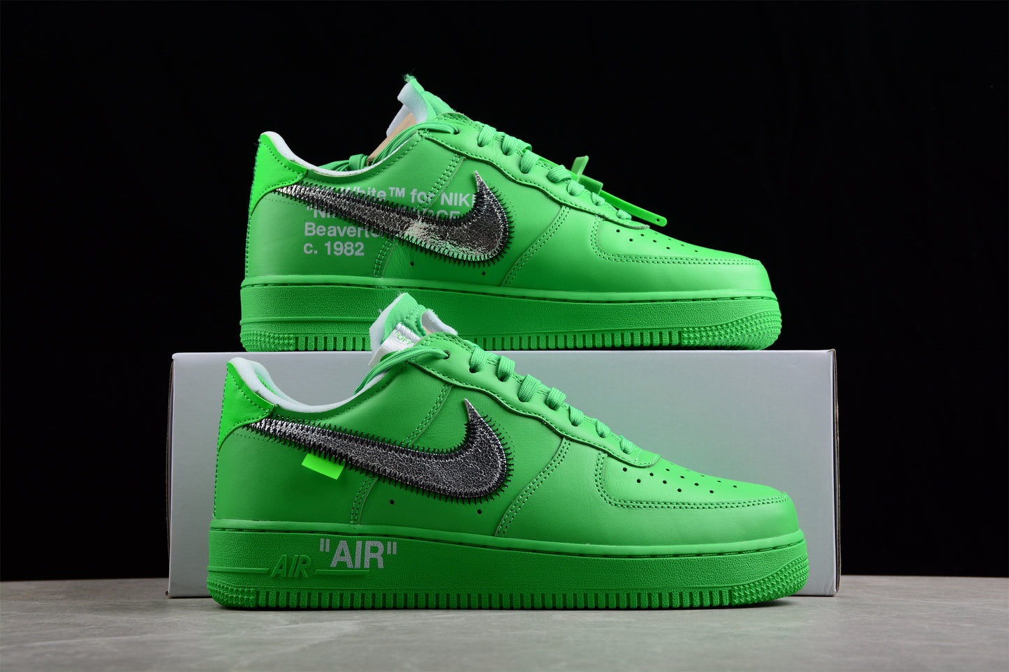 OFF-WHITE X NK Air Force 1 " Green " OW DX1419-300