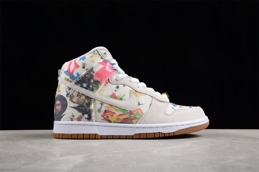 Supreme x NK Dunk SB High Rammellzee  FD8779-10016
